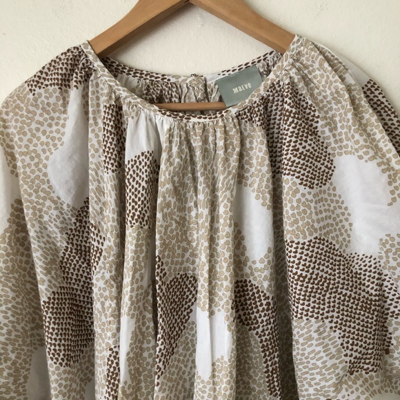 Anthropologie Maeve Coeurs Heart Cotton Blouse - Picture 4 of 11